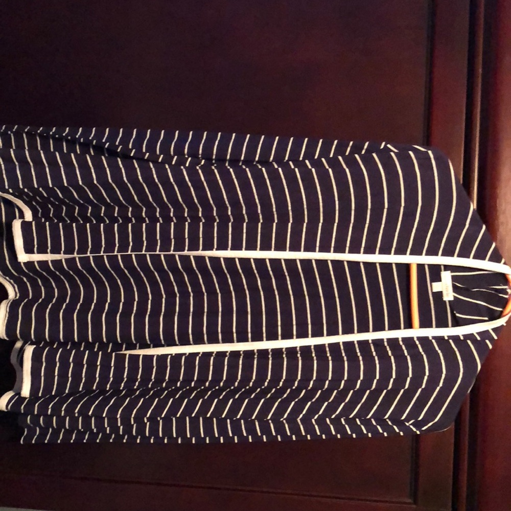 Light Navy/white cardigan Charming Charlie’s
